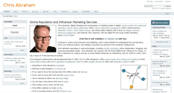 Desktop Screenshot of chrisabraham.com