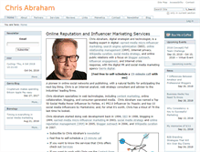 Tablet Screenshot of chrisabraham.com